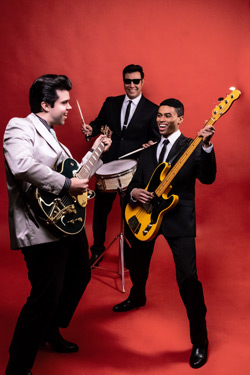 Todd Morgan & the Emblems band photo — deeper red